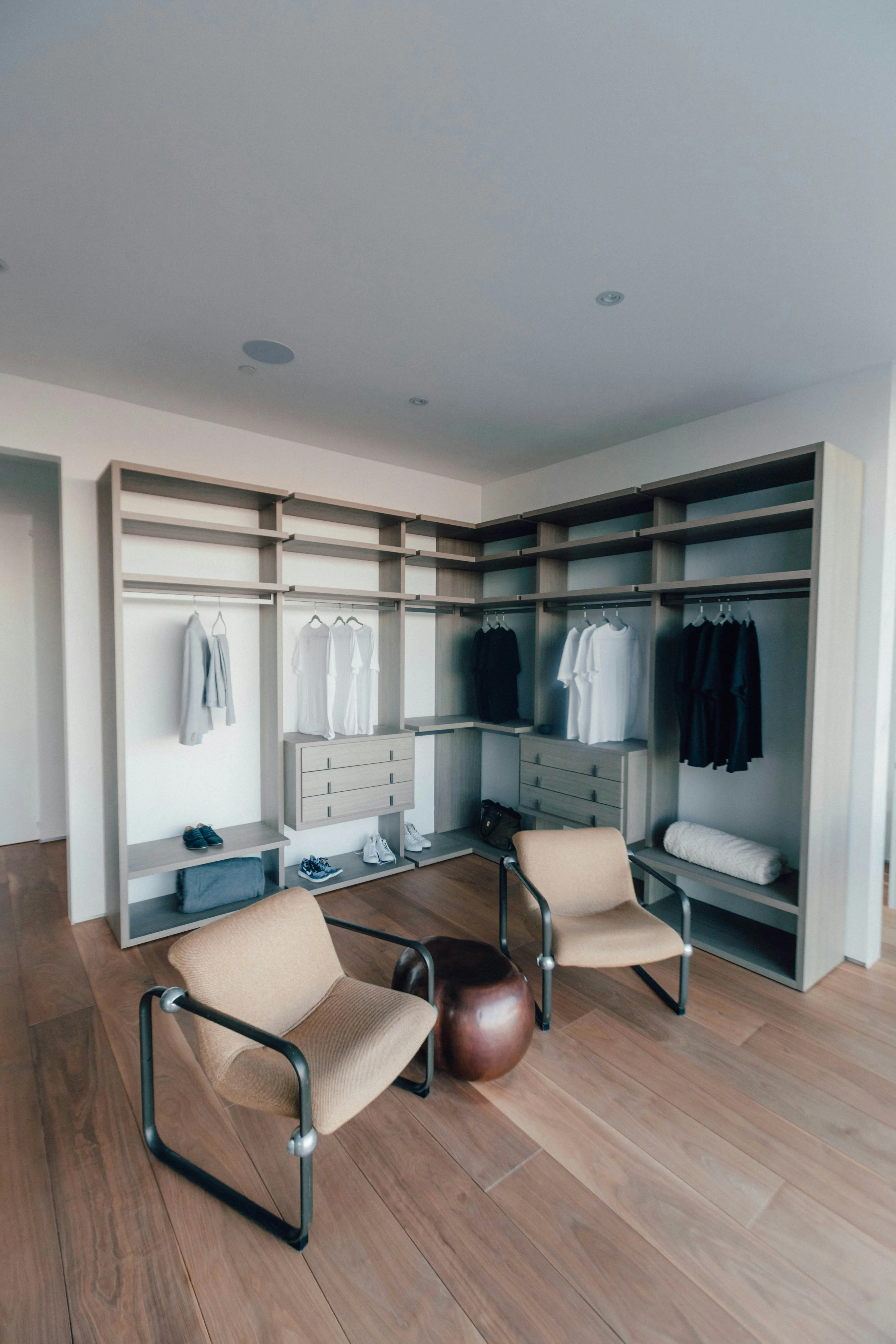 Contemporary Cream Hinging Cabinet