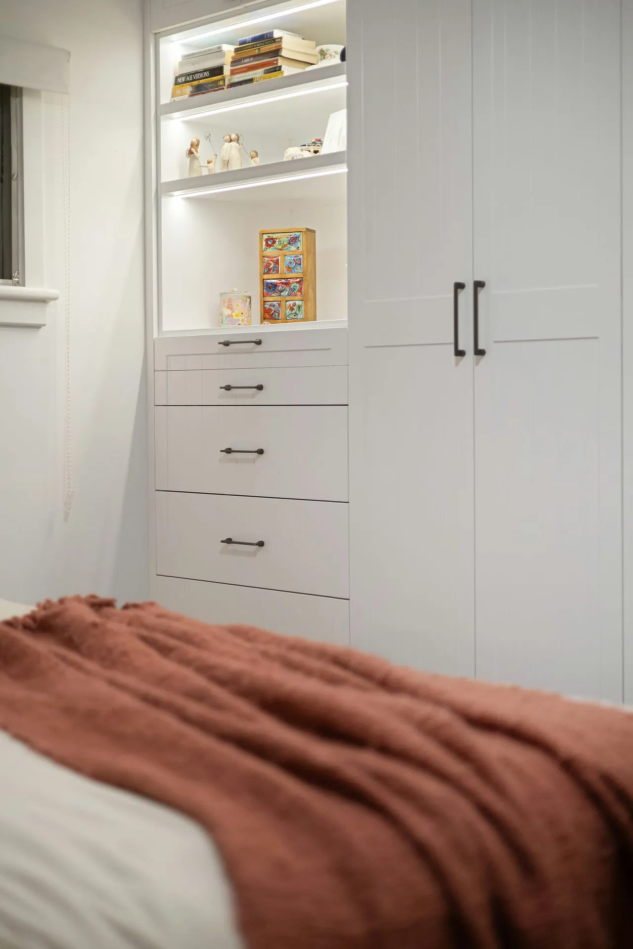 Sophisticated Charcoal Grey Cabinet