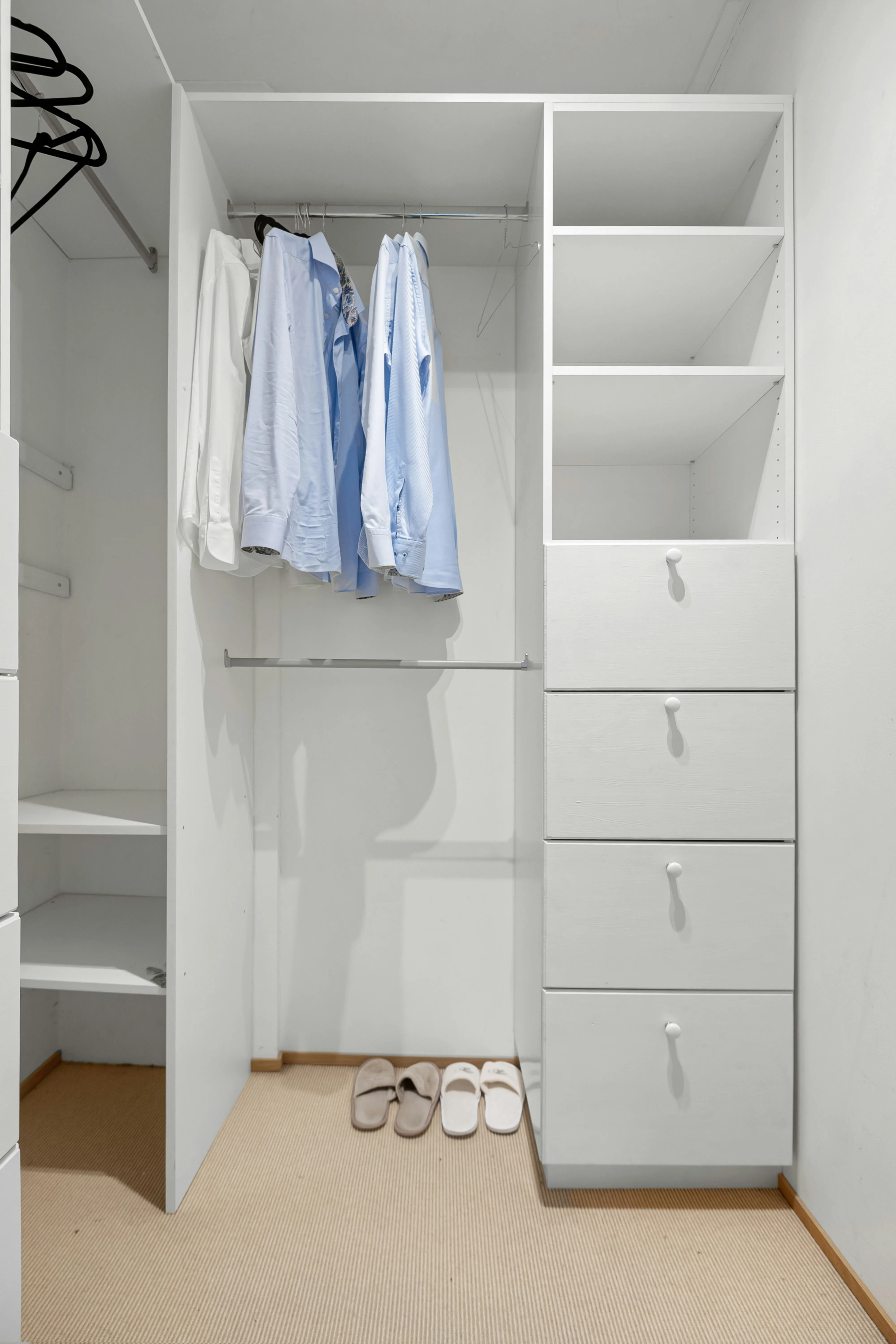 Minimalist Beige Linen Hinging