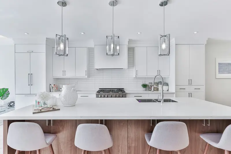 Island modular kitchen design