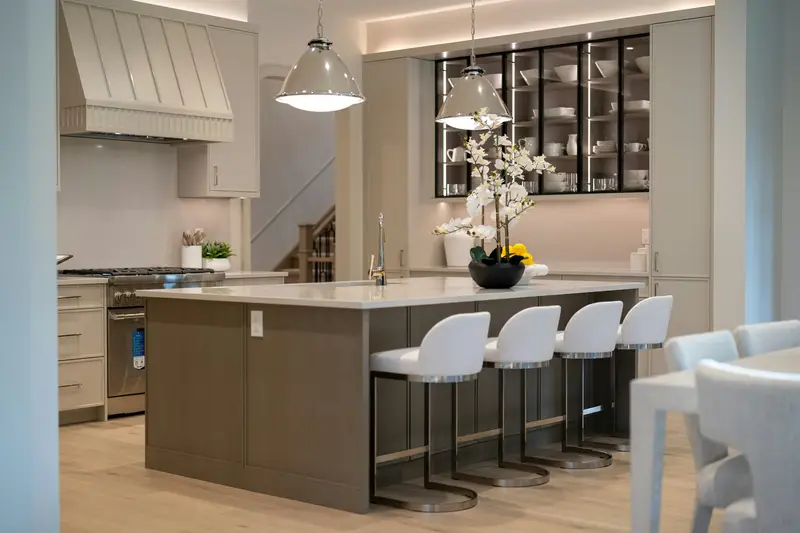Island modular kitchen design