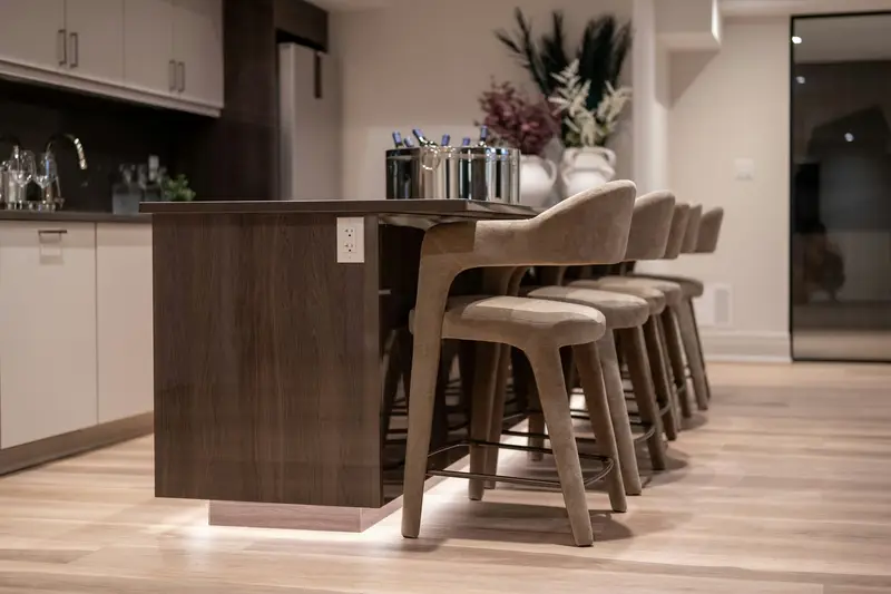Island modular kitchen design