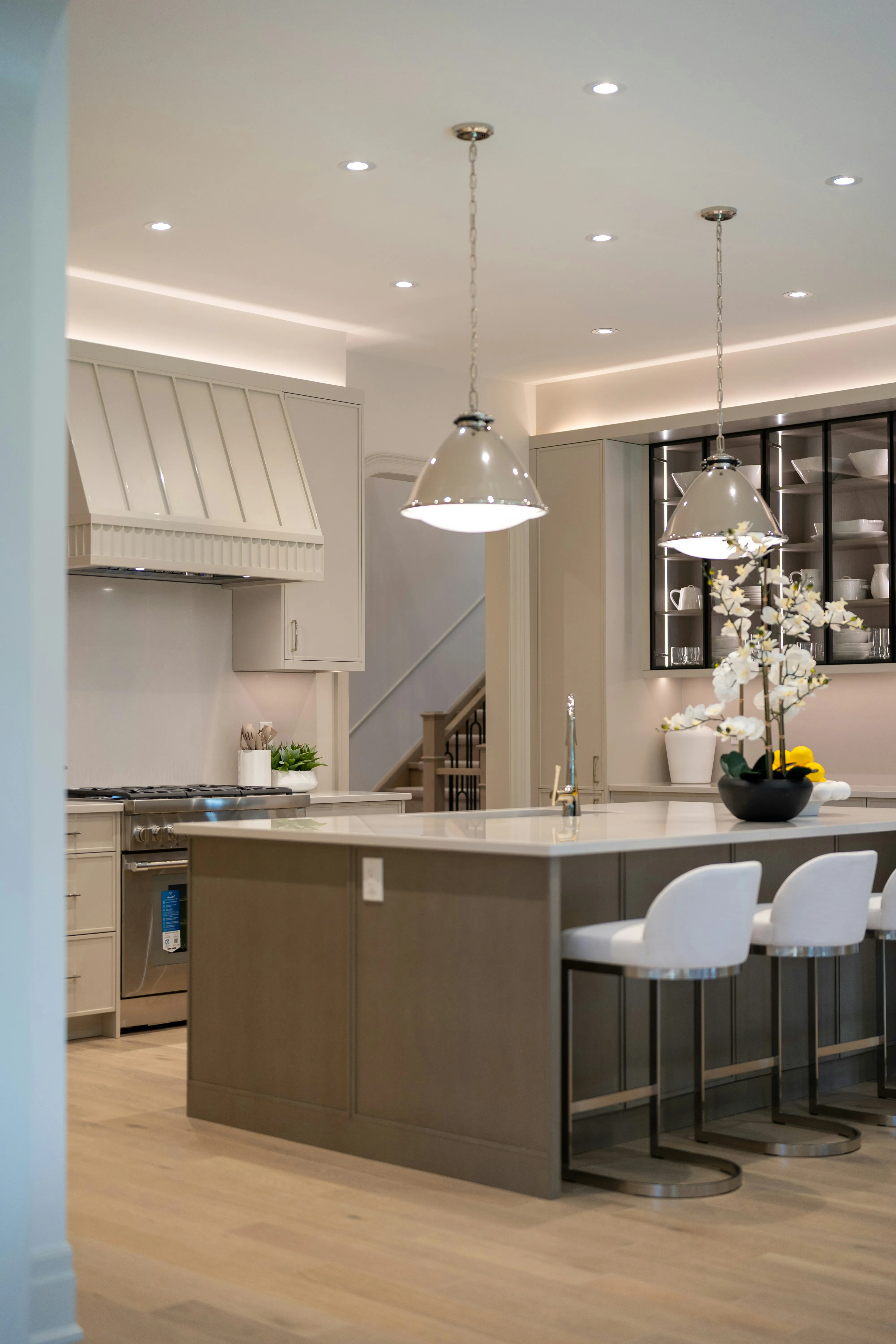 Open Concept Island Kitchen