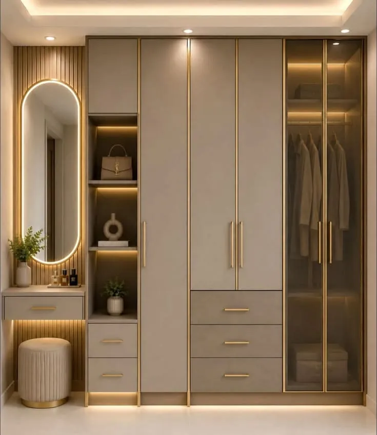 Contemporary Gray Modular Setup