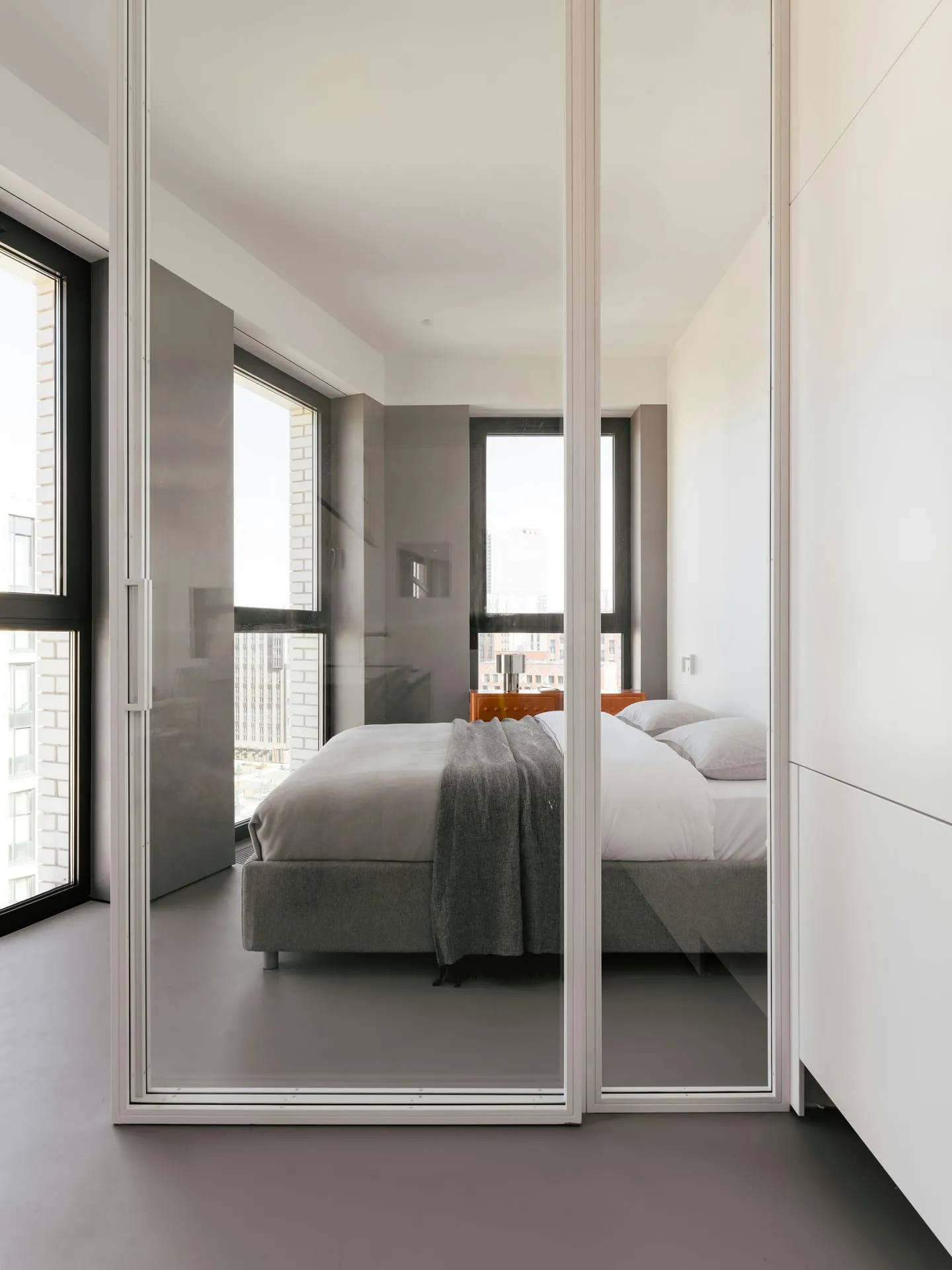 Industrial Steel Sliding Wardrobe