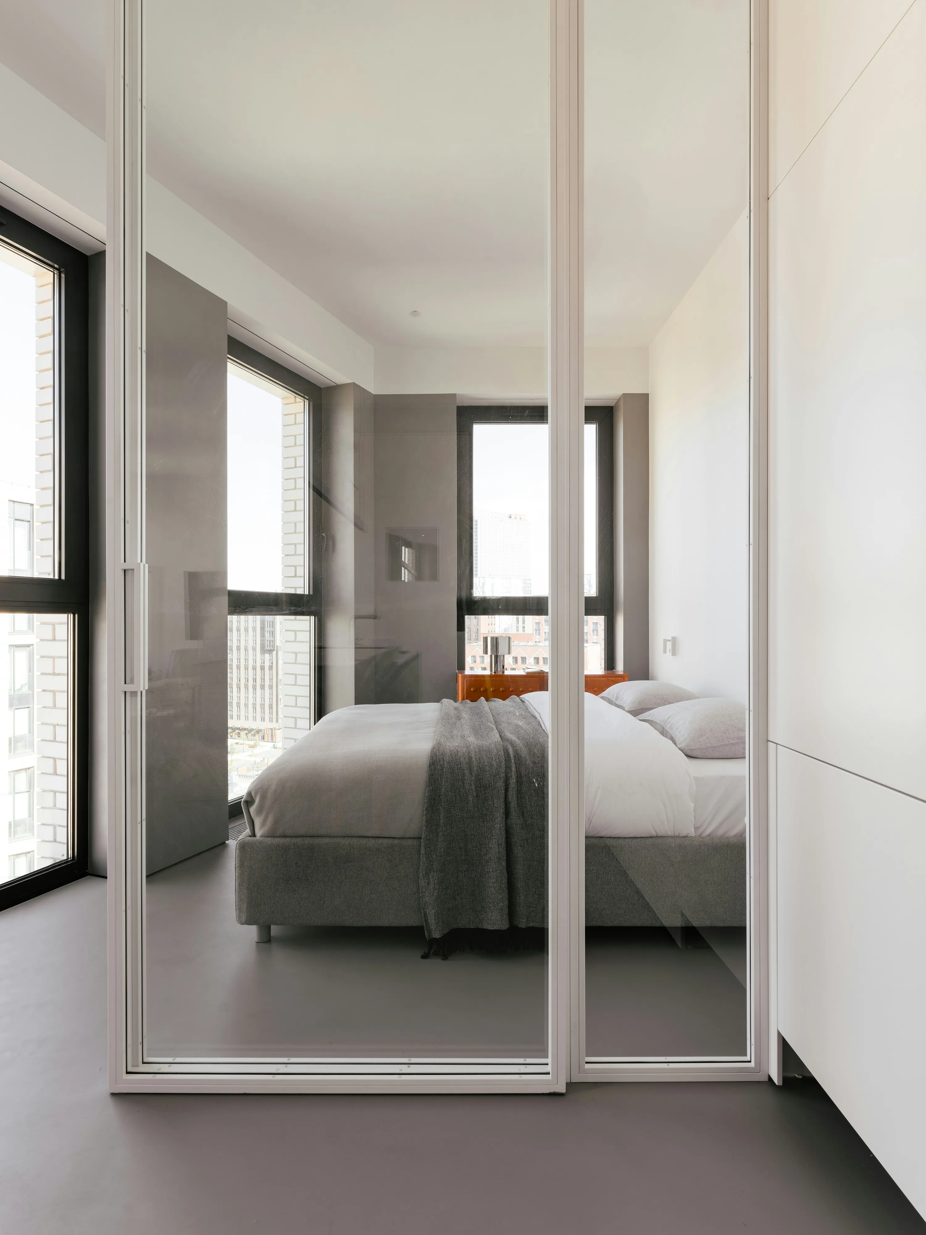 Industrial Steel Sliding Wardrobe