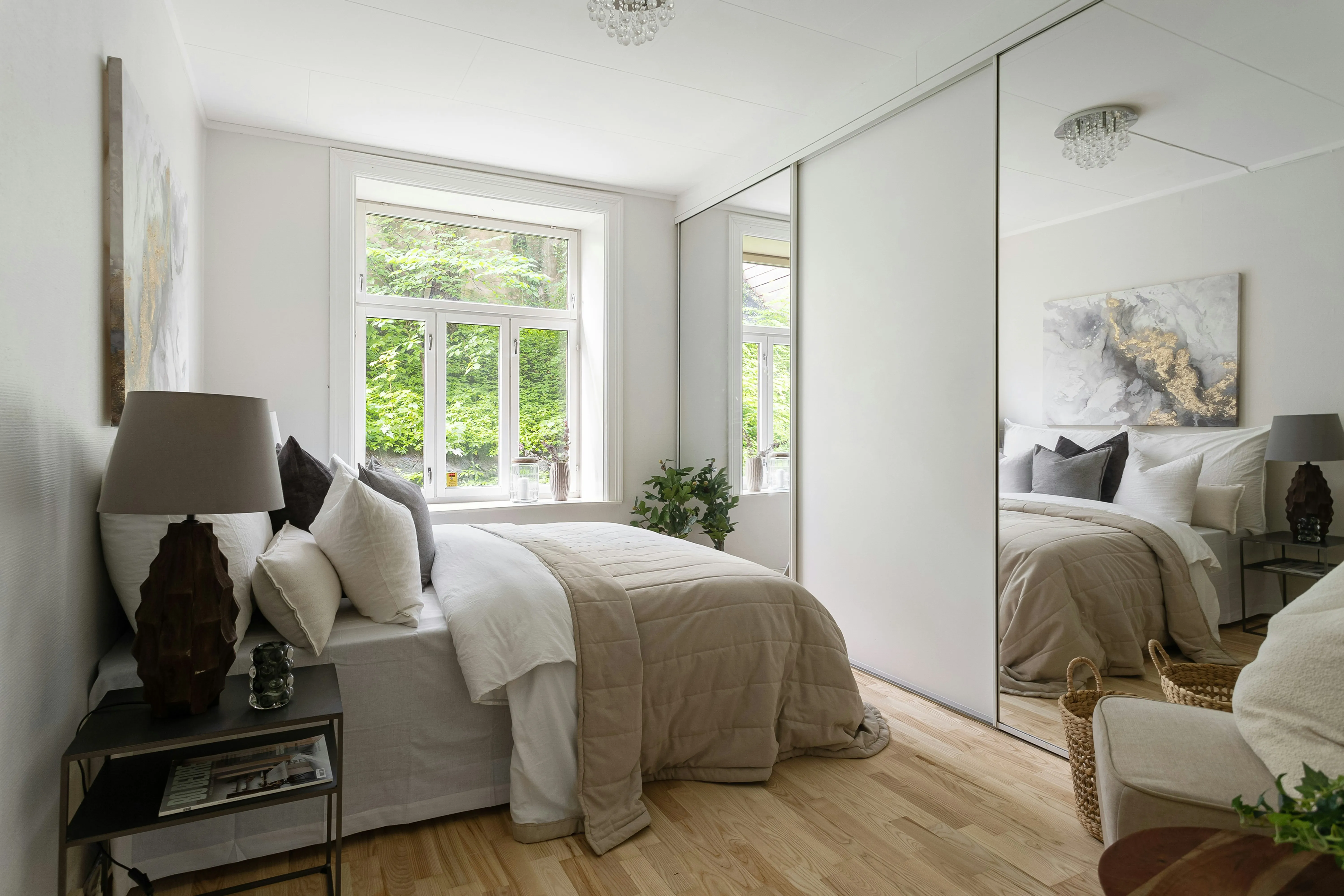 Elegant Cream Sliding Doors
