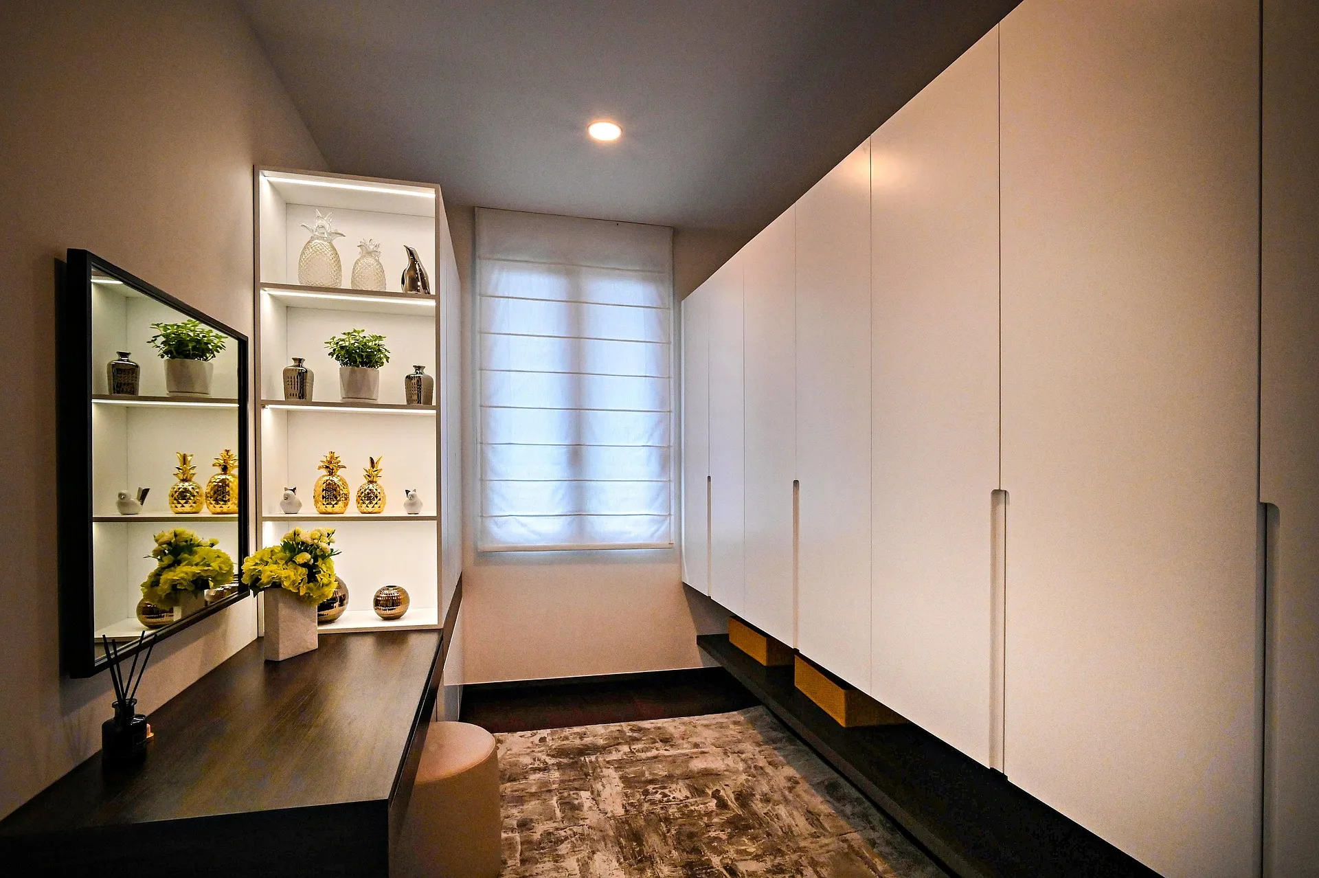 Contemporary Minimalist Dressing Room