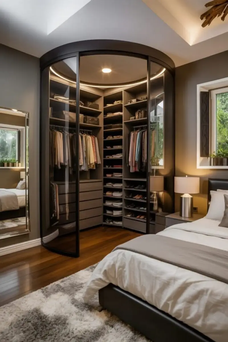 Walk-in wardrobe design