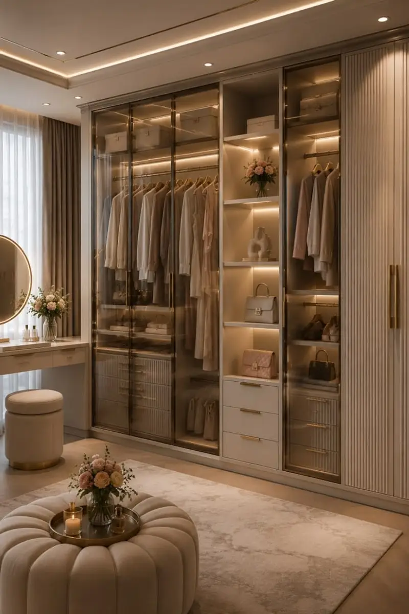 Walk-in wardrobe design