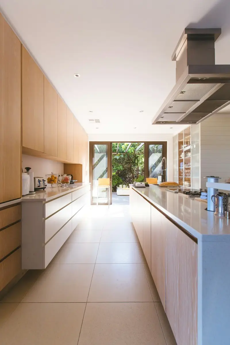 Parallel modular kitchen design